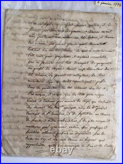 Lot vieux papier manuscrit acte notarial XVIIIe 1700 vignes COLOMIERS Occitanie