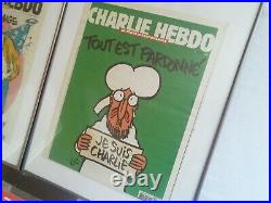 Lots De 7 Charlie Hebdo Super Sare! Voir Description