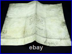 Louis DE CREVANT DUC D'HUMIERES parchemin manuscrit signé 1688