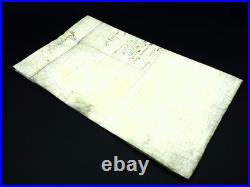 Louis DE CREVANT DUC D'HUMIERES parchemin manuscrit signé 1688