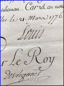 Louis XVI Passeport 1776