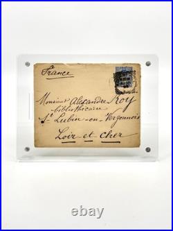 Louise MICHEL Charmante enveloppe autographe orpheline 1902 Anarchisme