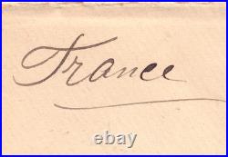 Louise MICHEL Enveloppe autographe envoyée depuis Londres 1900