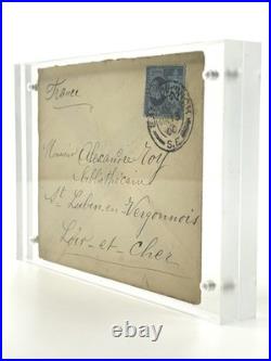 Louise MICHEL Enveloppe autographe envoyée depuis Londres 1900