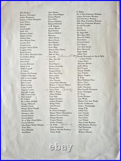 Lucien JONAS Manifestation de sympathie 1930 8 pages imprimées