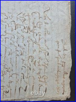 MANUSCRIT 1587. BAIL HENRI III. FONTANIL / REYDOZ. Acte Notarié 7p Signé