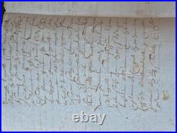 MANUSCRIT 1587. BAIL HENRI III. FONTANIL / REYDOZ. Acte Notarié 7p Signé