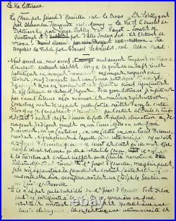 MANUSCRIT A. S. Henri de REGNIER Gérard d'Houville Kouprine Persky 1925