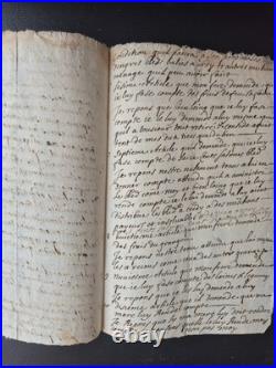 MANUSCRIT XVIIe PROVENCE Conflit Freres Toulon Lyon Jésuites Éducation Écus