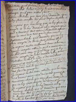 MANUSCRIT XVIIe PROVENCE Conflit Freres Toulon Lyon Jésuites Éducation Écus