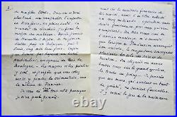 MARCEL PAGNOL belle lettre autographe manuscrite & signée