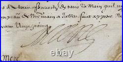 MARIE DE MEDICIS Reine de France document signé Lettre de sauvegarde 1625