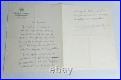 MAURIAC François, Lettre Autographe signée, 12 décembre 1952, Stockholm