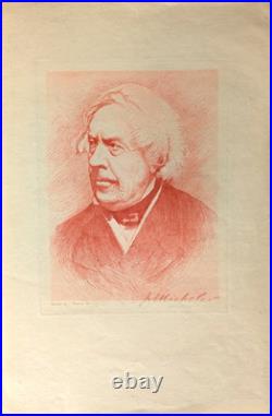 MICHELET (Jules) 1798-1874, écrivain et historien, lettres autographes signées