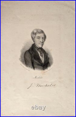 MICHELET (Jules) 1798-1874, écrivain et historien, lettres autographes signées