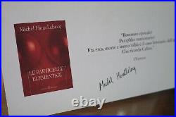 M. Houellebecq Autographe sur invitation un pamphlet qui rappelle Celine