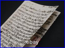 Madame Royale Fille de Louis XVI Lettre autographe Révolution Manuscrit