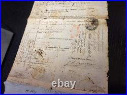 Magnifique Et Long Passeport De 1819/1821