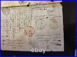 Magnifique Et Long Passeport De 1819/1821