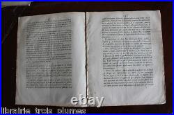 Mai 1798 Circulaire signée sur les CARTES à jouer autographe régicides