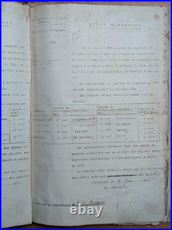 Manufacture de l'Etat Tabacs Direction de Périgueux Ordres de service 1904