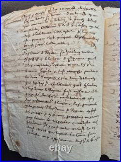 Manuscrit 1633 Provence Procès Noblesse FORBIN / VOGÜÉ / LA BARBEN