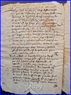 Manuscrit 1633 Provence Procès Noblesse FORBIN / VOGÜÉ / LA BARBEN