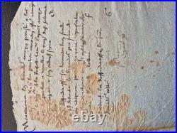 Manuscrit 1633 Provence Procès Noblesse FORBIN / VOGÜÉ / LA BARBEN