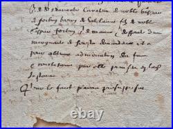 Manuscrit 1633 Provence Procès Noblesse FORBIN / VOGÜÉ / LA BARBEN