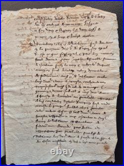 Manuscrit 1633 Provence Procès Noblesse FORBIN / VOGÜÉ / LA BARBEN