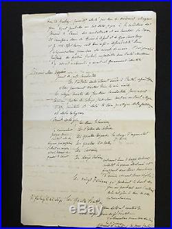 Manuscrit Autographe De Gustave Flaubert / Le Culte Des Romains