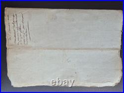 Manuscrit Consulat An X 1801 Bail Grange Pavillon Avignon Galléan Barbentane