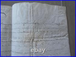 Manuscrit Signe Par Louis XV / Claude Charles De Mayrot Cavalerie Bourbon