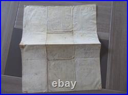 Manuscrit Signe Par Louis XV / Claude Charles De Mayrot Cavalerie Bourbon