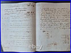 Manuscrit XVIIe Uniforme Archer Galères Armes du Roi Louis XIV Broderie