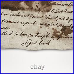 Manuscrit ancien, Testament de Louis XVI, copie d'époque, France, XVIIIe