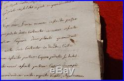 Manuscrit ancien en Italien, nombreuses pages