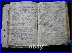 Manuscrit livre de comptes 1804-1826 propriété dans l'Allier commune du Donjon