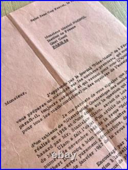 Marcel PAGNOL Intéressant ensemble et lettre autographe signée 1868