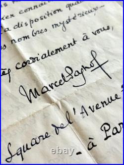 Marcel PAGNOL, Lettre sur sa passion pour les nombres premiers