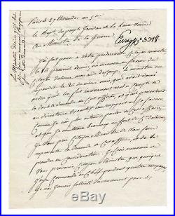 Marechal Jourdan / Lettre Autographe (1797) / En Faveur De Son Aide De Camp