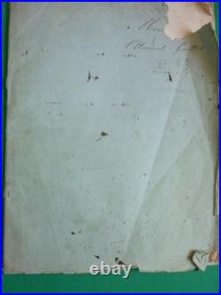 Marine, Amiral Edmond PRIS, Etude manuscrite autographe, 35 pages, 1857, Rare