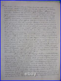 Marine, Amiral Edmond PRIS, Etude manuscrite autographe, 35 pages, 1857, Rare Marine, Amiral Edmond PRIS, Etude manuscrite autographe, 35 pages, 1857, Rare
