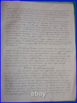 Marine, Amiral Edmond PRIS, Etude manuscrite autographe, 35 pages, 1857, Rare