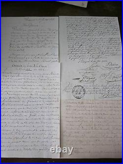 Marine Manuscrit Autographe Paimpol 1828
