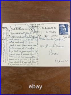 Marthe Bibesco 1957 Paule Gaspart Rares Autographes Princesse Sutherland Decaux