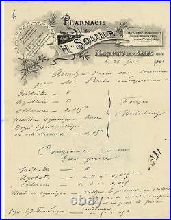 Martigny les bains Lot de documents 1901-1907. Des Eaux et Fontaines