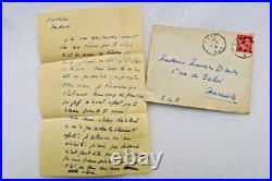 Maurice DRUON lettre autographes signée