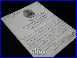 Merlin DE DOUAI lettre signée COMITE DE SALUT PUBLIC, LACOMBE 1795