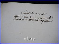 Merlin DE DOUAI lettre signée COMITE DE SALUT PUBLIC, LACOMBE 1795